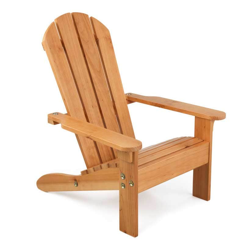 Kids Adirondack Outdoor Chair with Umbrella - Honey
