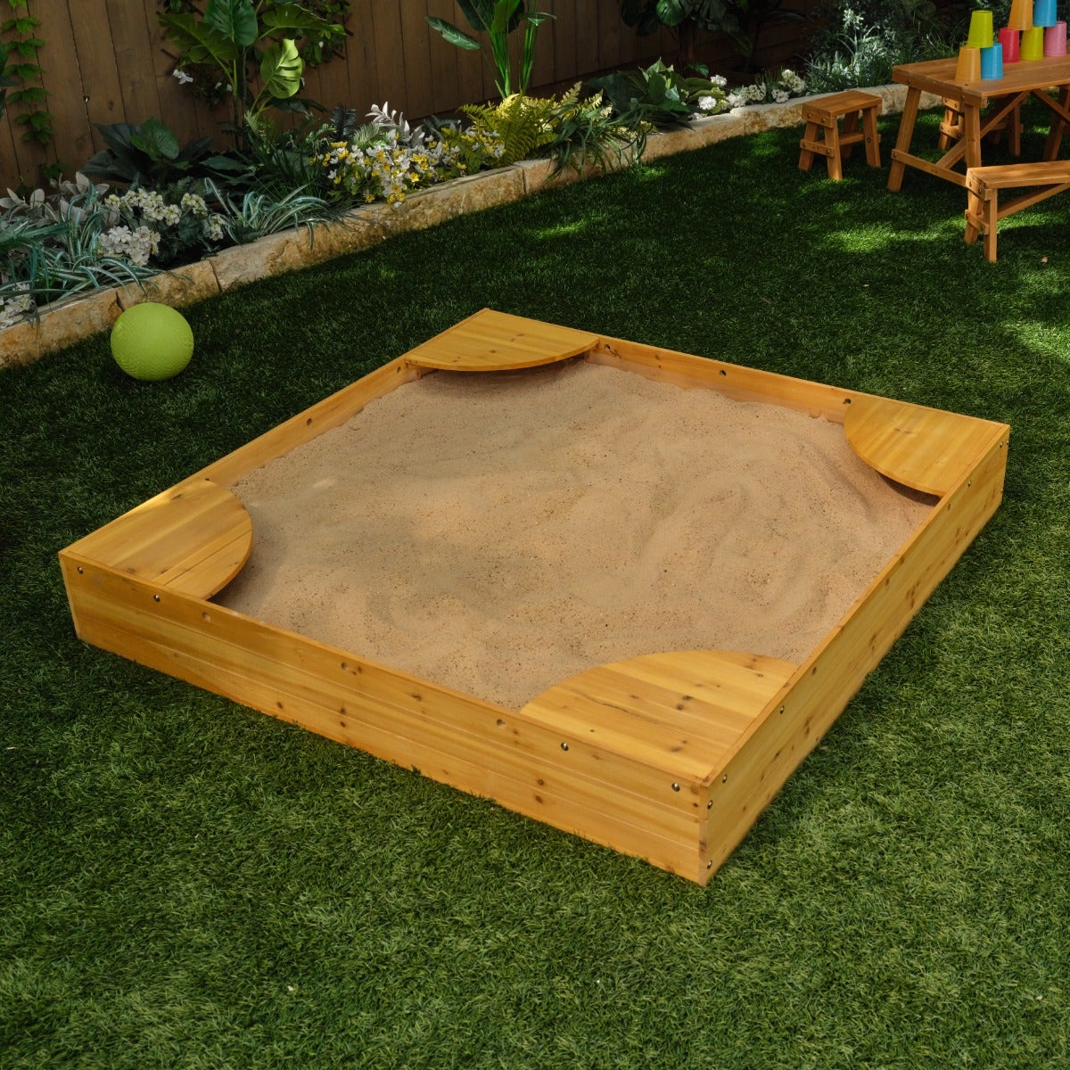 Kids Outdoor Sandbox - Honey
