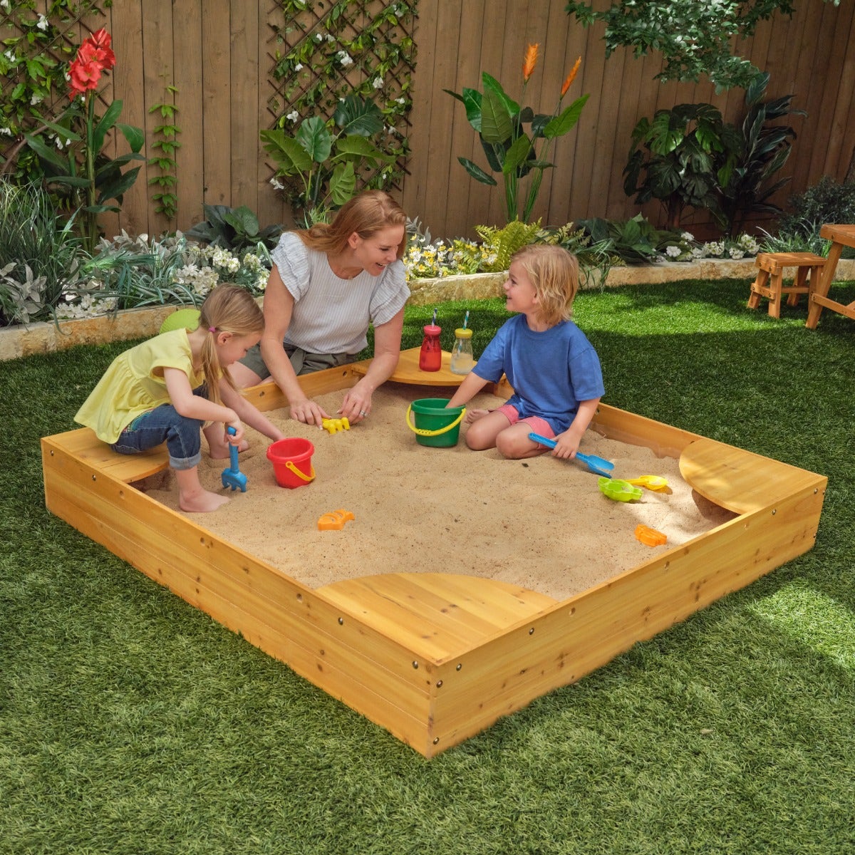 Kids Outdoor Sandbox - Honey