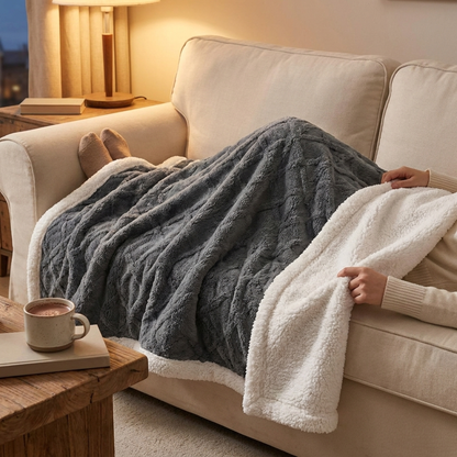 RESTLINA – Reversible Blanket for Warm Relaxing Evenings