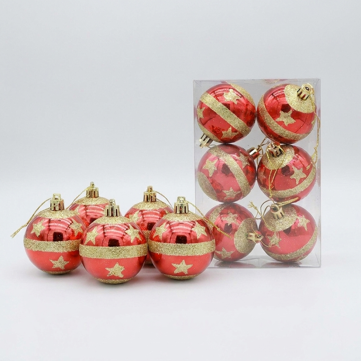 FLAKEBELLE – Snowflake Bauble Set for Graceful Holiday Styling