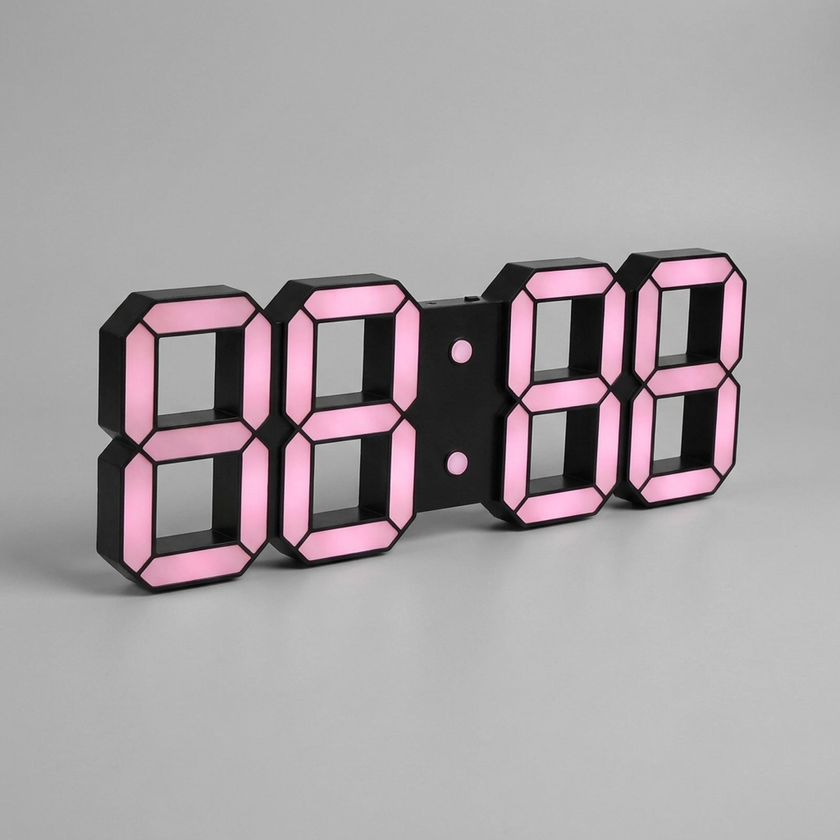 NEOTIMEA – 3D LED Wall Clock with Flexible Display Settings