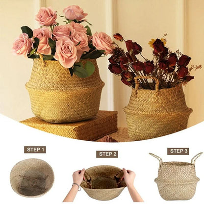 EARTHWEAVE – Seagrass Woven Storage Basket