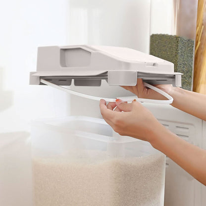 PANTRYGLIDE – Wheeled Rice Storage Container for Easy Kitchen Storage