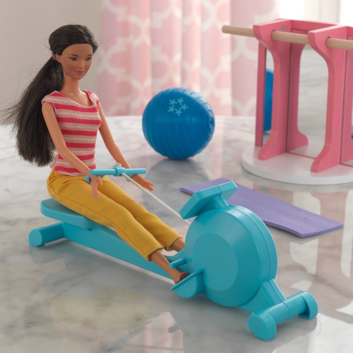Miniature Dollhouse Gym Accessory Set