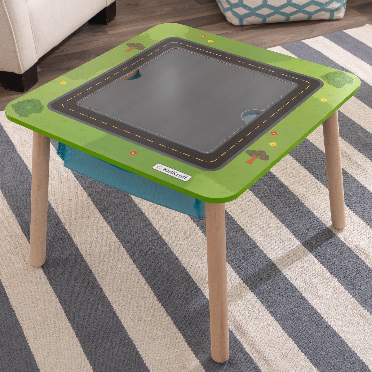 Kids Train Play Table and Set with Storage