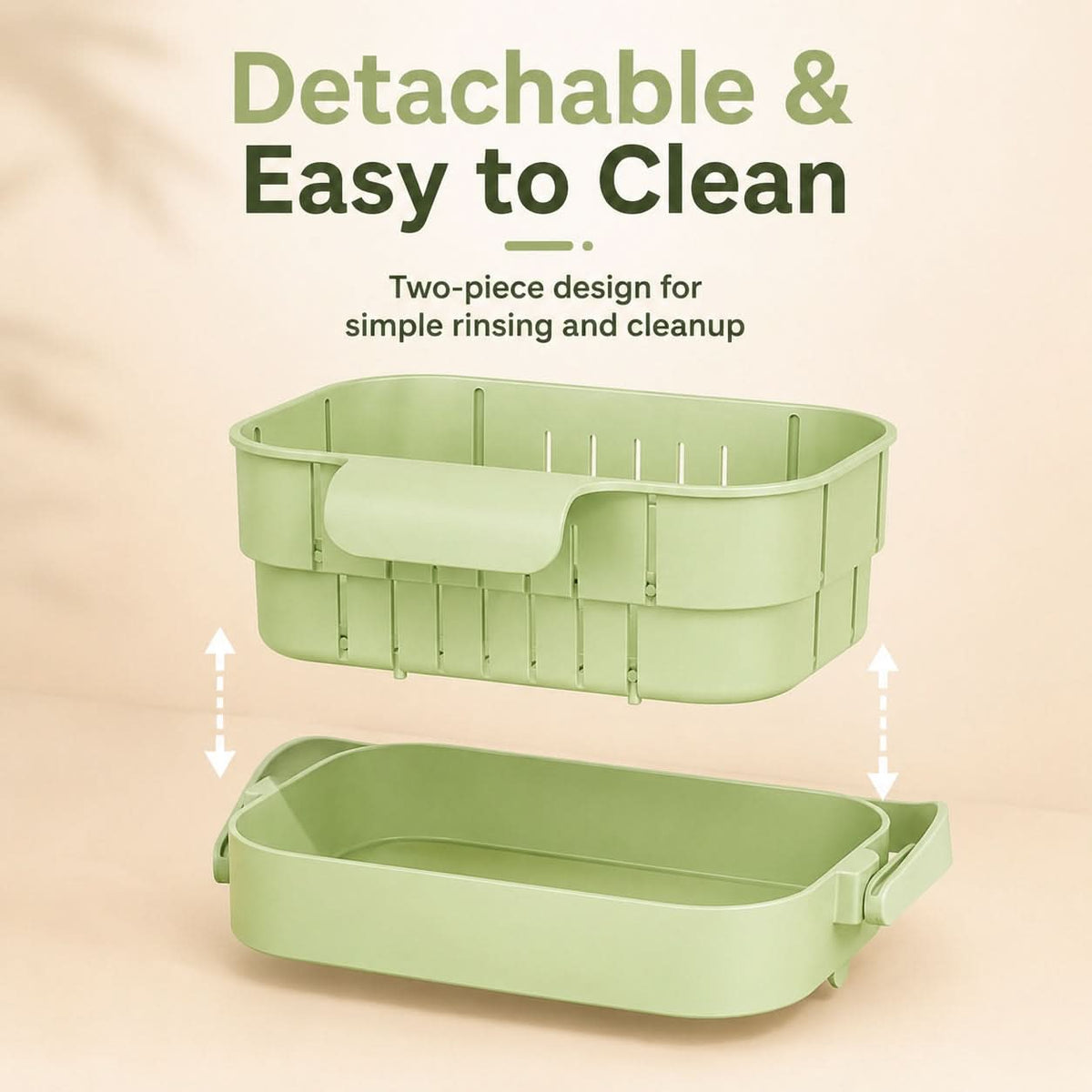 COLLADOCK – Retractable Hanging Colander for Tidy Sink-Side Organization