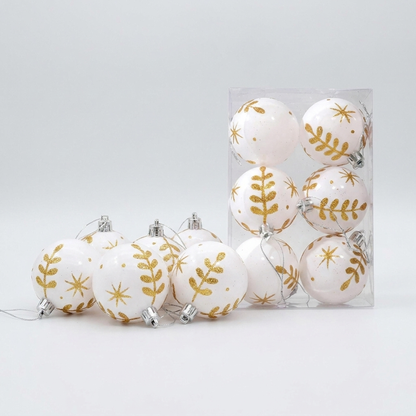 FLAKEBELLE – Snowflake Bauble Set for Graceful Holiday Styling