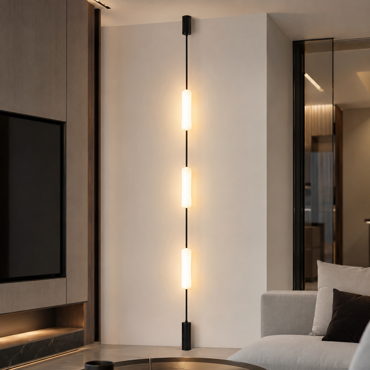 VERTIGLOWIX – Slim Vertical Lamp for Sophisticated Ambient Lighting
