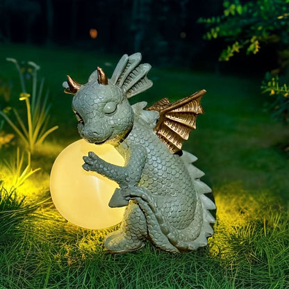 DINOGLOW – Solar Meditation Dinosaur Statue Light
