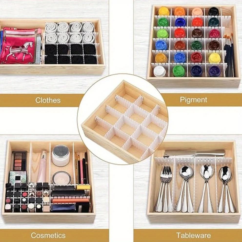 DIVIDEX – Adjustable Drawer Organizer Divider Set