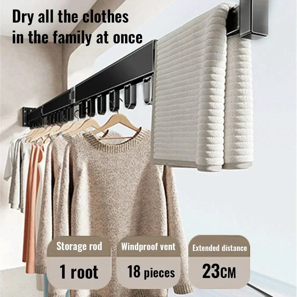 WALLSTOW – Foldable Wall Storage Rack for Tidy Everyday Storage