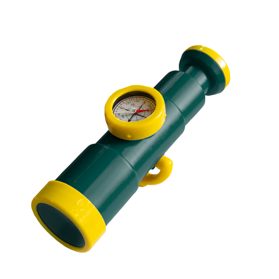 Playset Telescope with Working Compass - Green
