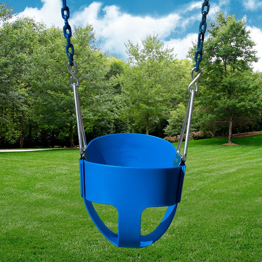 Child Bucket Swing - Blue