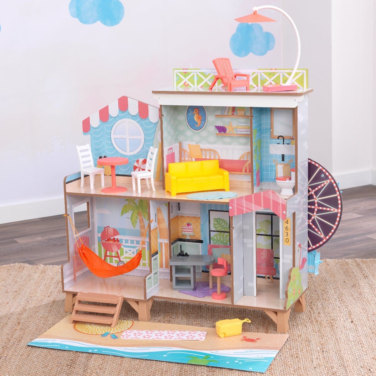 Dollhouse with Umbrella