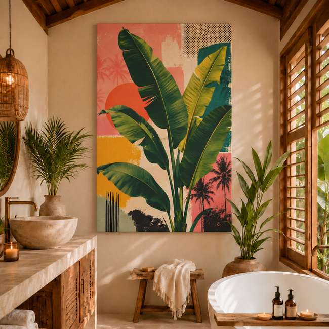 JUNGLELUMIA – Banana Leaf Wall Decor for Vibrant Interior Styling