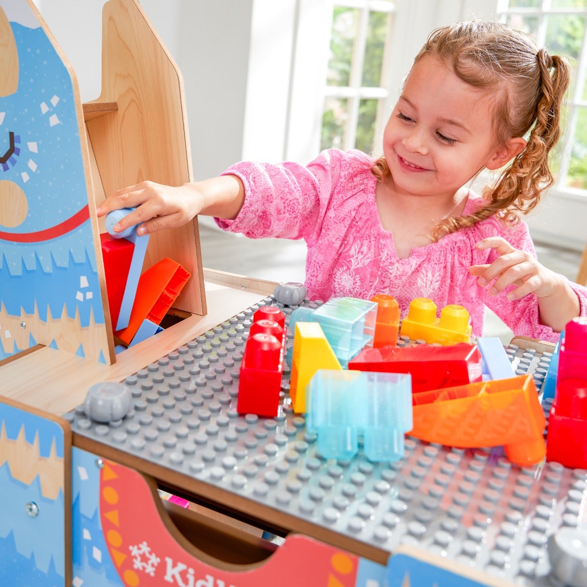 Kids Building and Activity Table with Storage