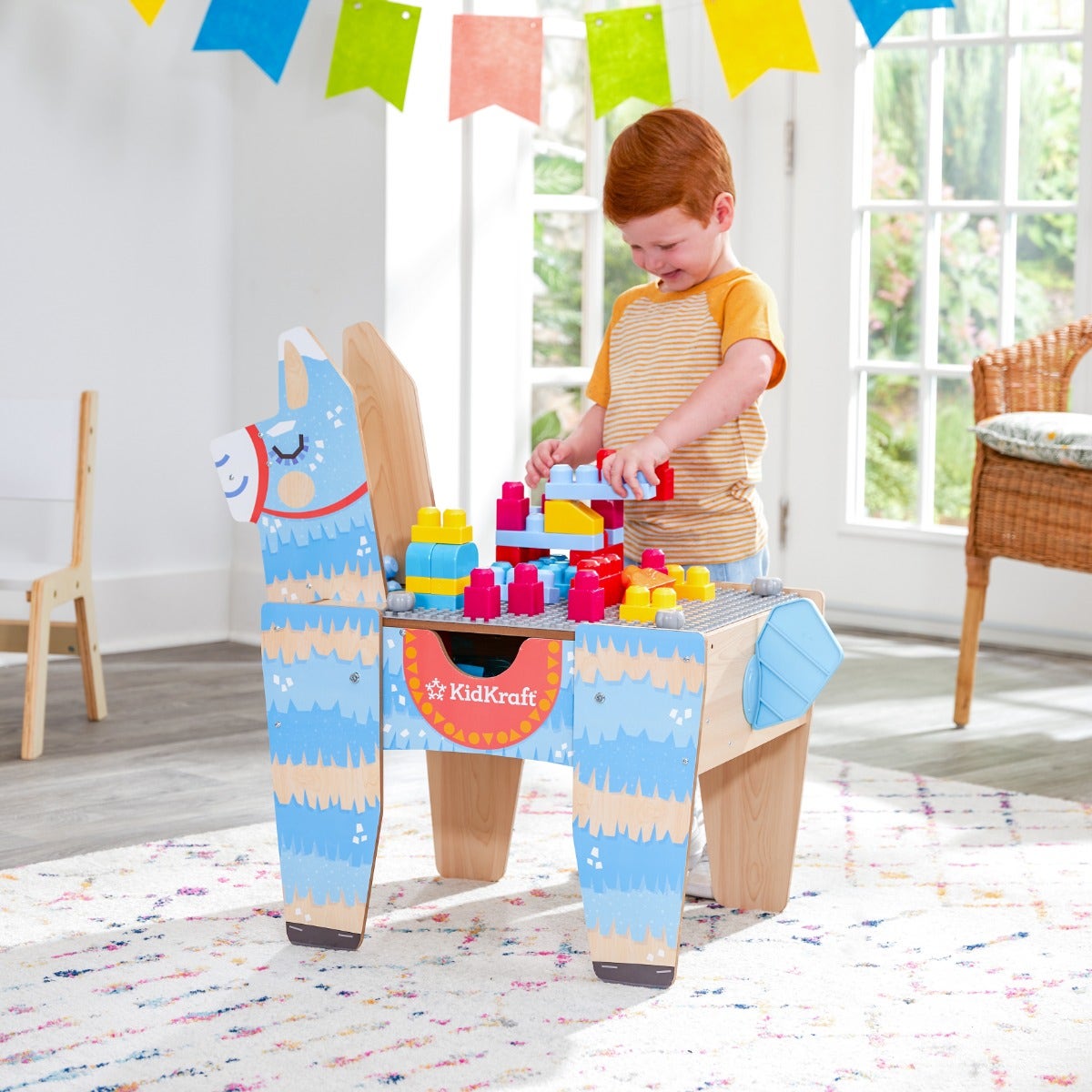 Kids Building and Activity Table with Storage