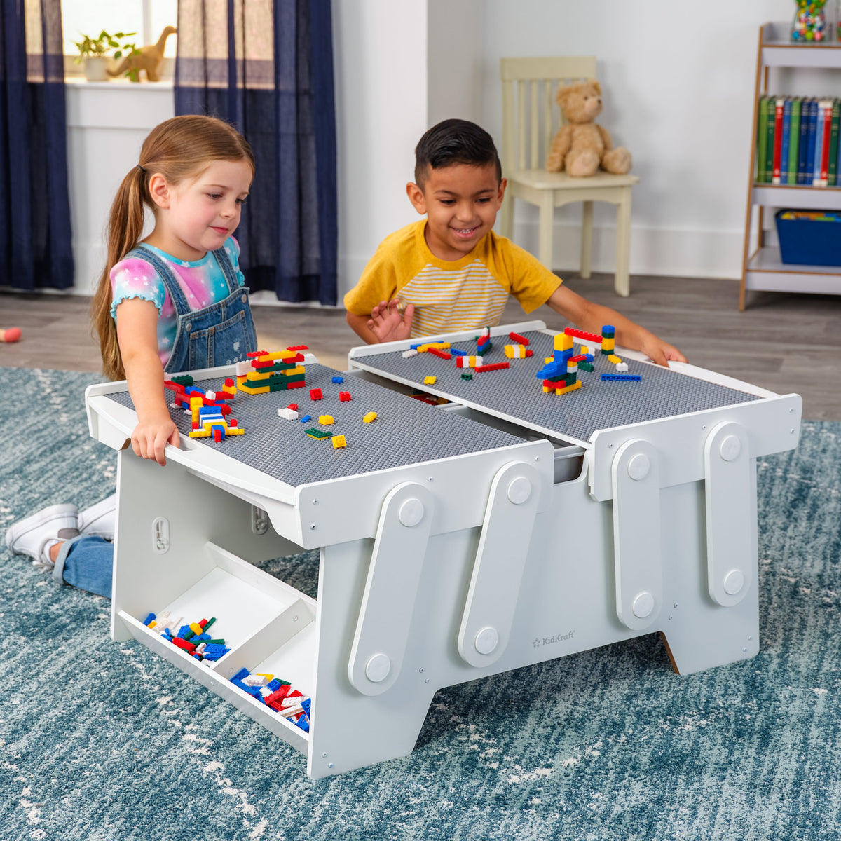 Kids Building and Activity Table with Storage