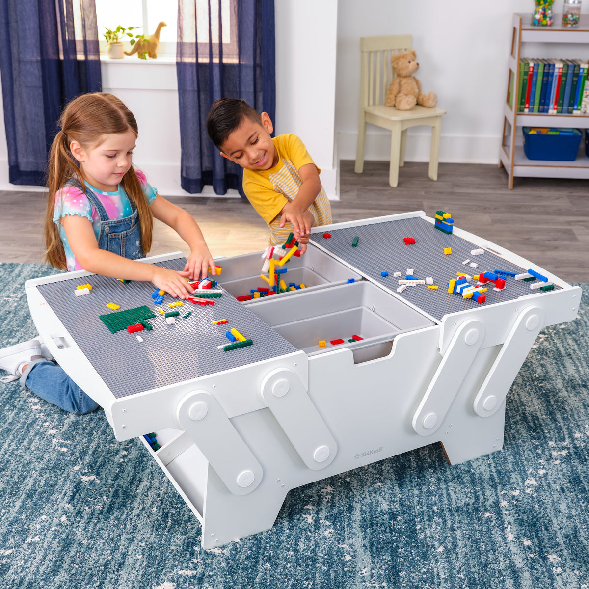 Kids Building and Activity Table with Storage
