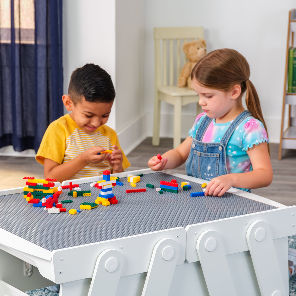 Kids Building and Activity Table with Storage