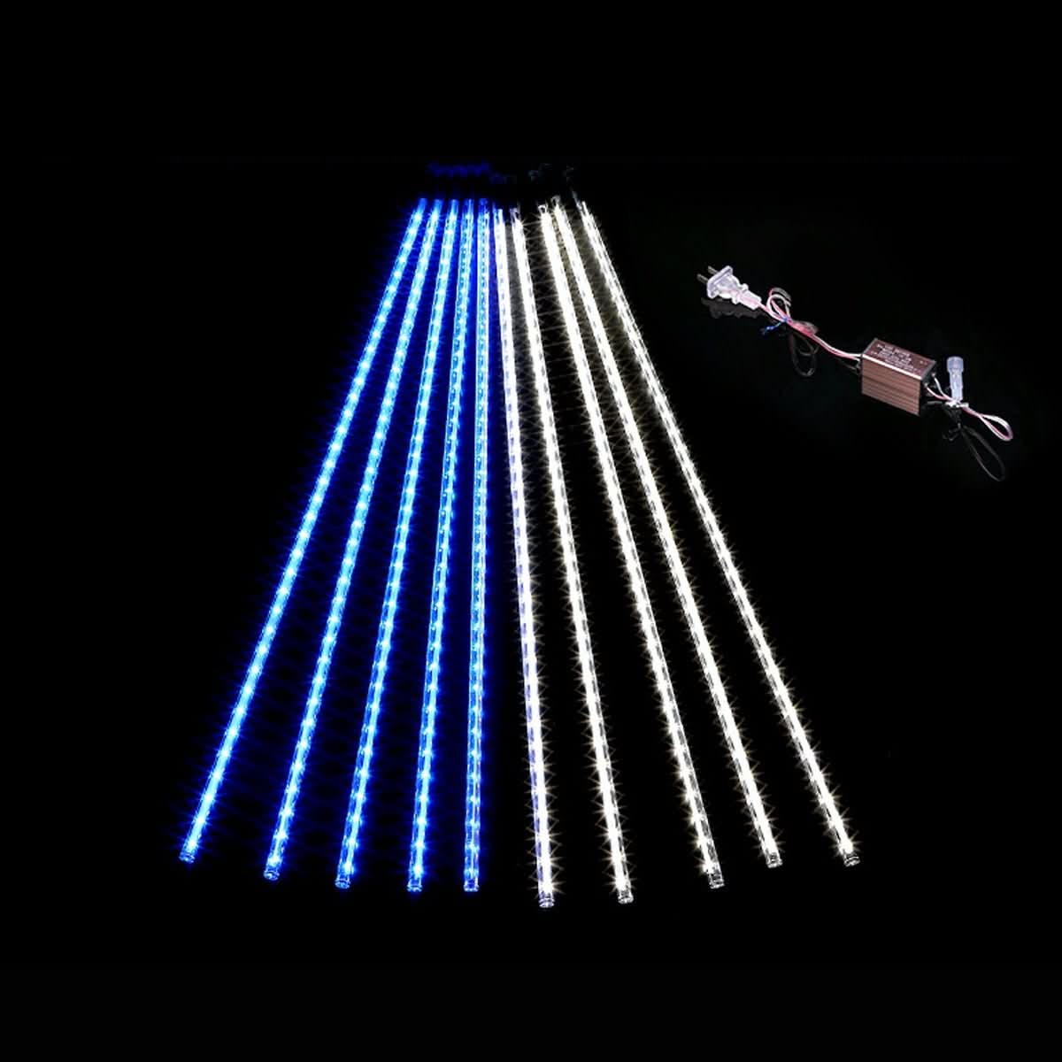 COMETSHINE – Solar Meteor Shower Tree String Lights for Festive Garden Ambiance