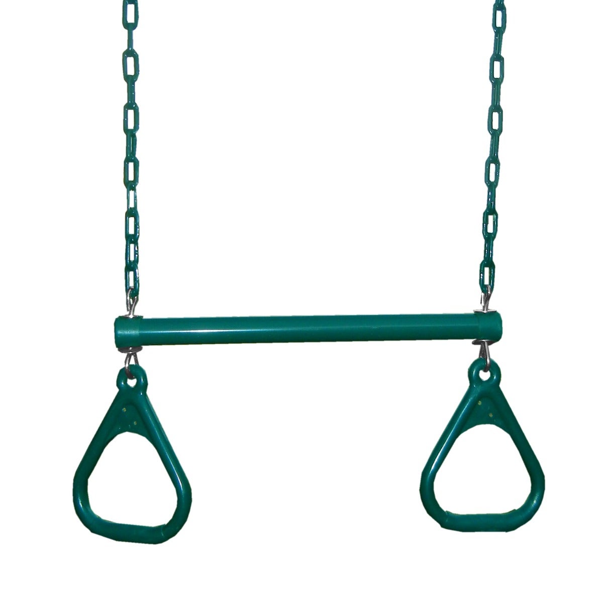 Extra Duty Green Swings & Ring/Trapeze Bar (2-Pack)