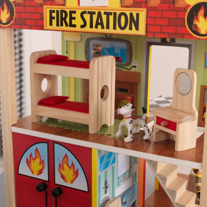 Kids Fire Station Play Set