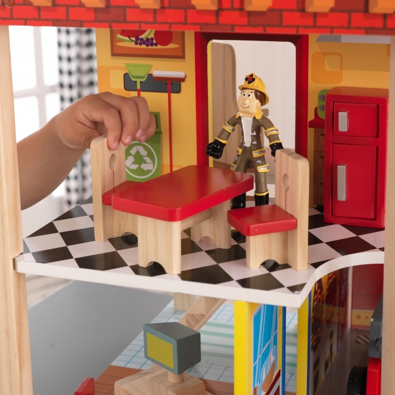 Kids Fire Station Play Set