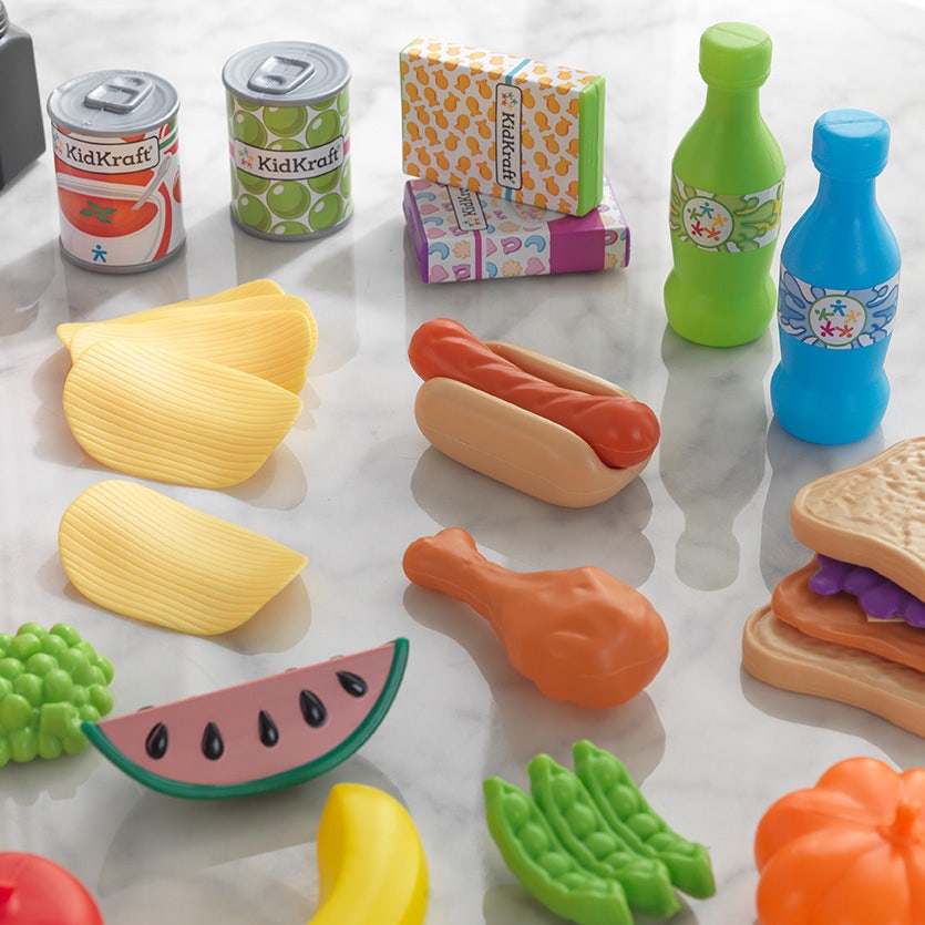 65 Piece Play Food Set