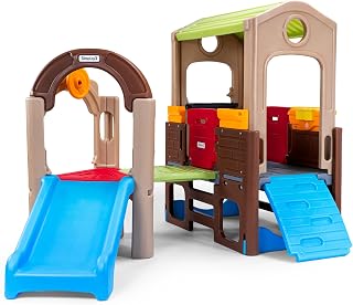 Kids Climber and Activity Playset with Slide, Tunnel and Door