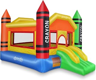 Inflatable Bounce House with Slide and Blower