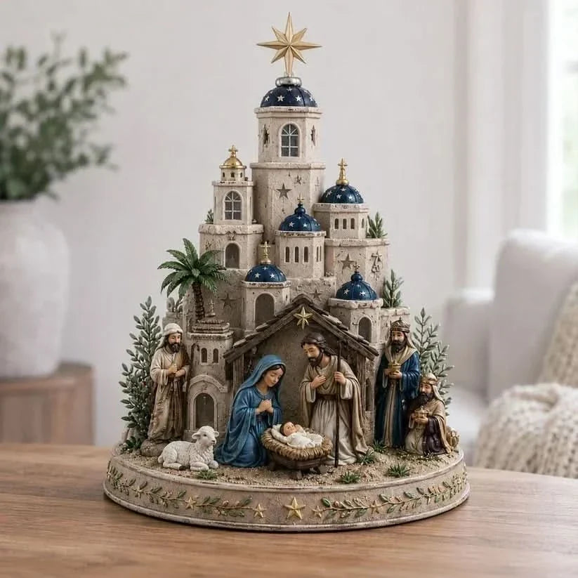 BETHLORA – Nativity Table Light for Peaceful Christmas Ambiance