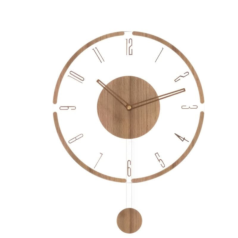 Clearwood Modern Swing Silent Wall Clock