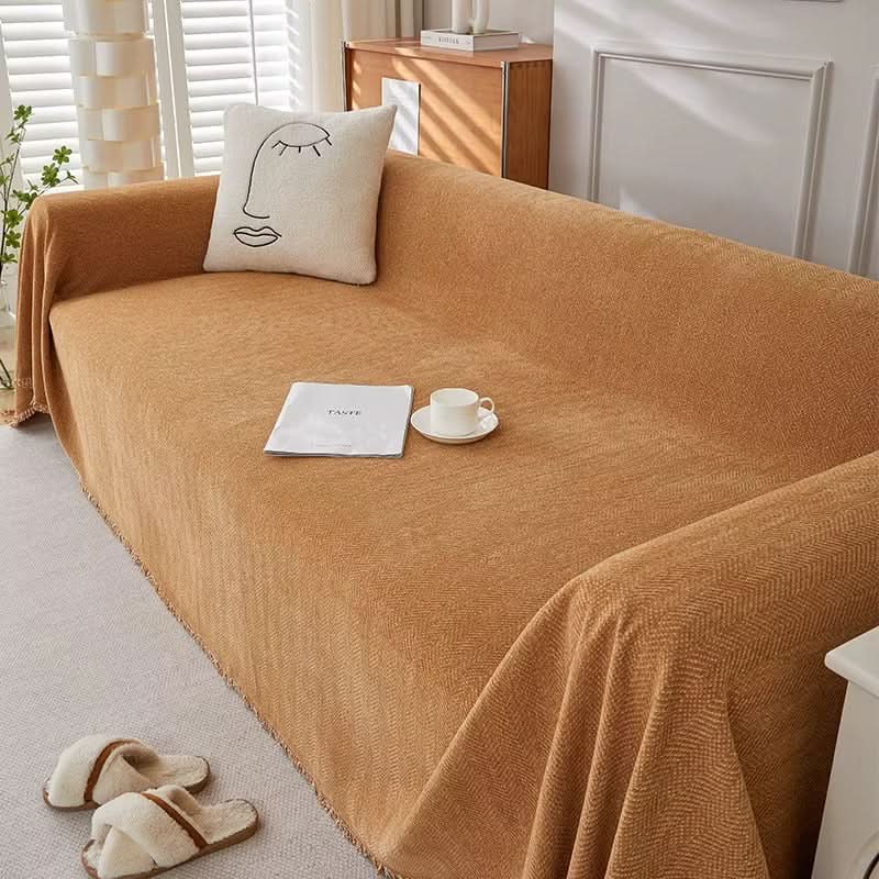 PETCOVE – Pet-Friendly Herringbone Sofa Cover for Relaxed Everyday Living