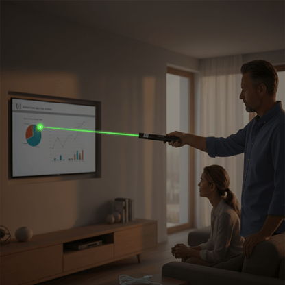 BEAMLINK - Compact Laser Presentation Pointer for Clear Visibility & Control