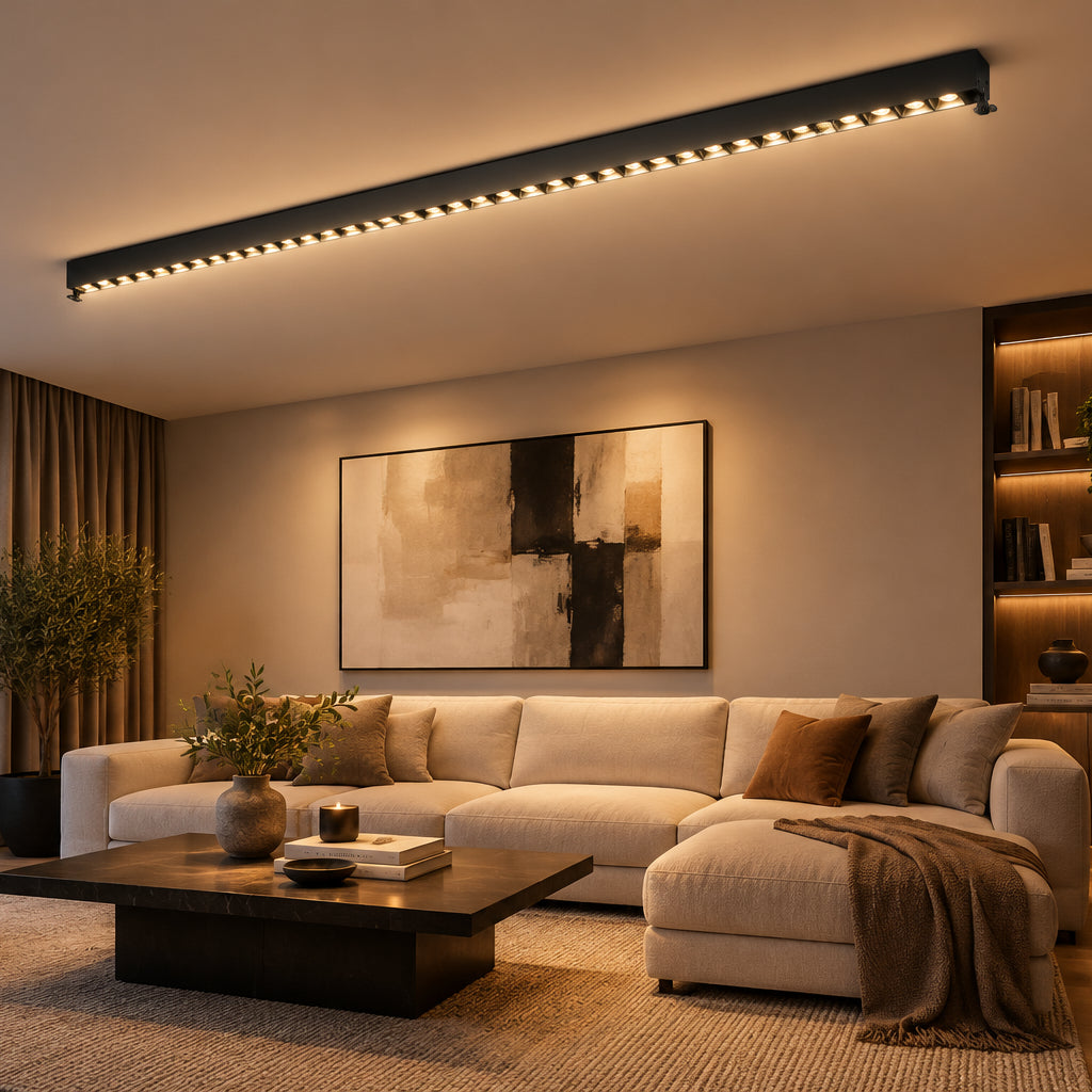 AXISLINE – Rotatable Linear LED Flush Mount Light for Directional Lighting