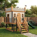 Little Knights Castle Playset with Green Slide