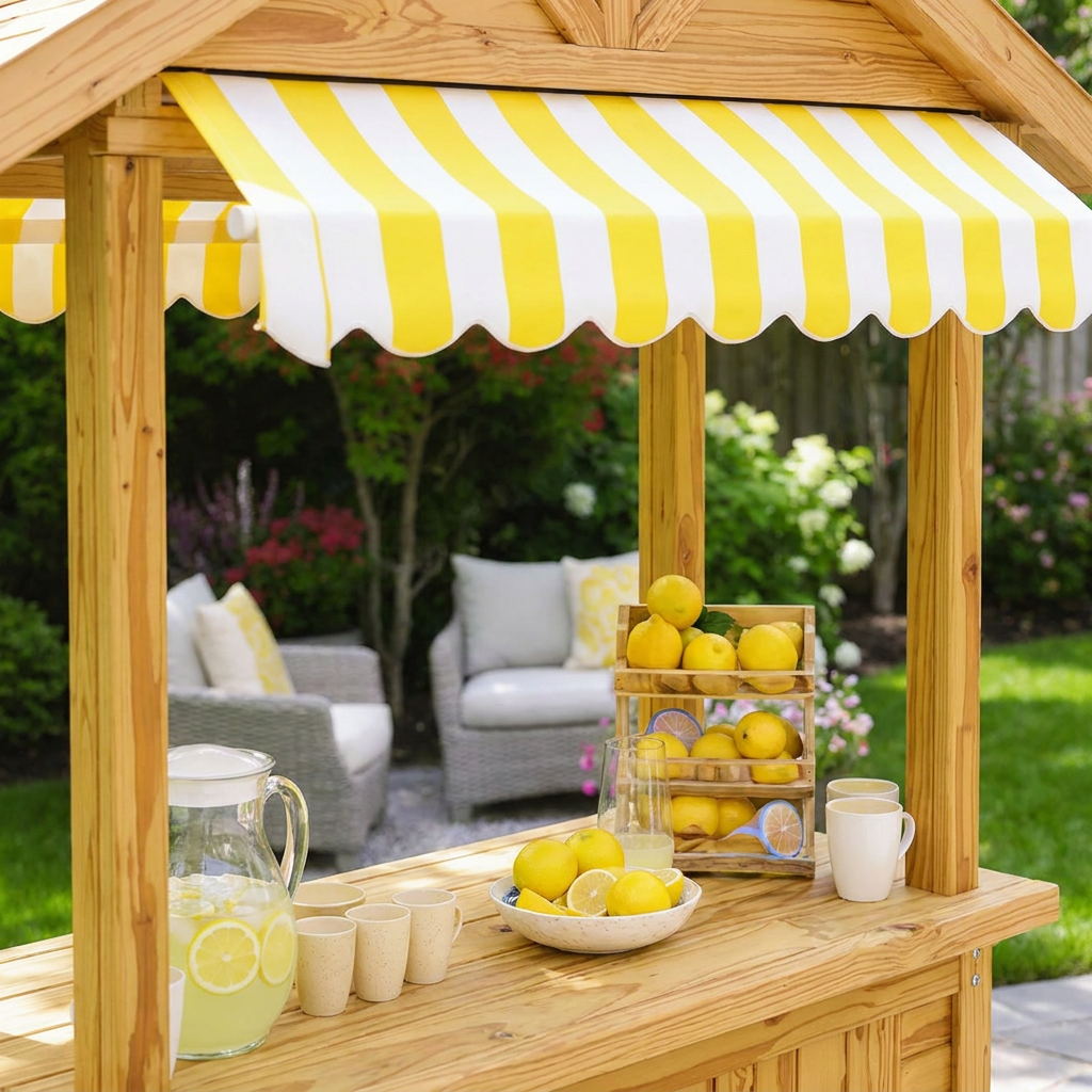 Lemonade Stand Garden Playhouse for Kids