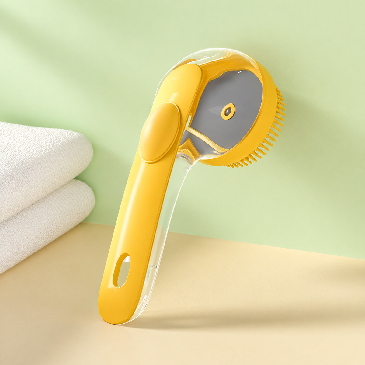 SUDSNOVA – 2-in-1 Shampoo Dispensing Brush for Pet Care
