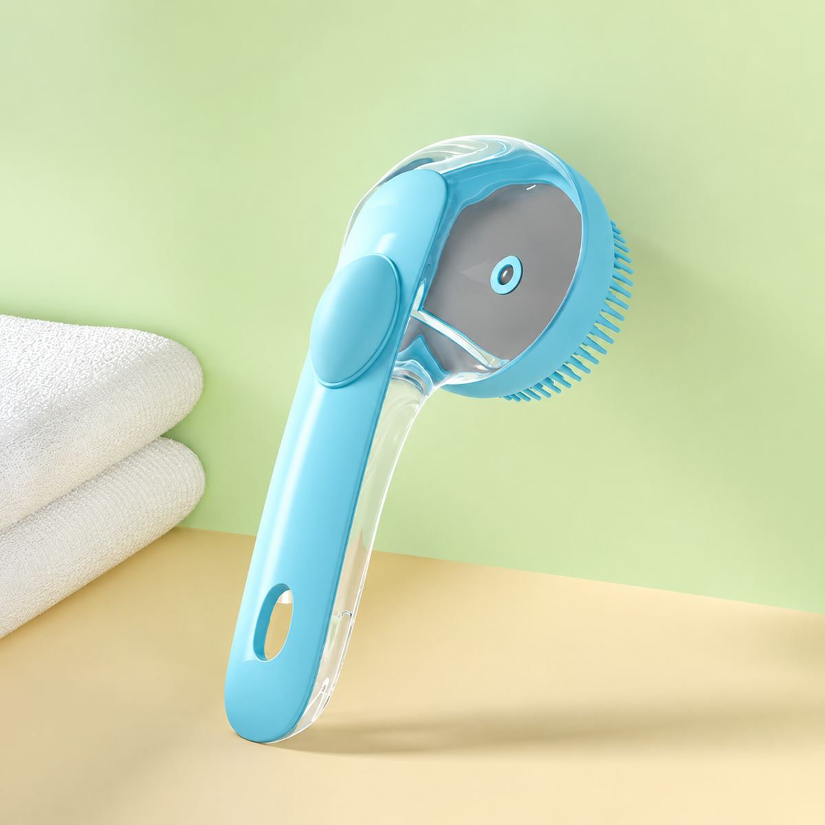 SUDSNOVA – 2-in-1 Shampoo Dispensing Brush for Pet Care