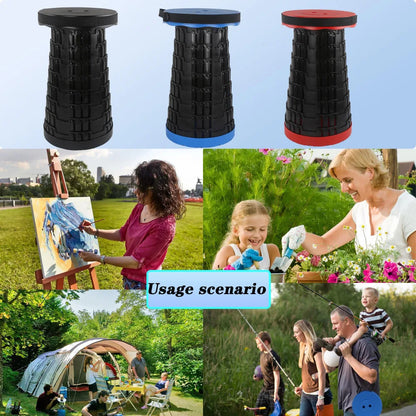 STACKSEAT – Portable Telescopic Camping Stool