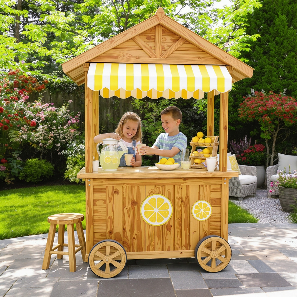 Lemonade Stand Garden Playhouse for Kids