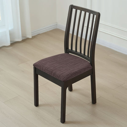 Modern Stretch Dining Chair Covers - Elastic Cross Pattern for Protection