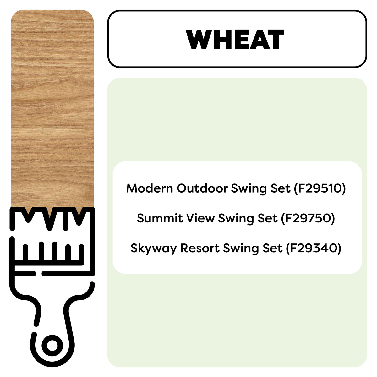 Outdoor Playset Wood Stain and Sealant, 1 Gallon - Wheat