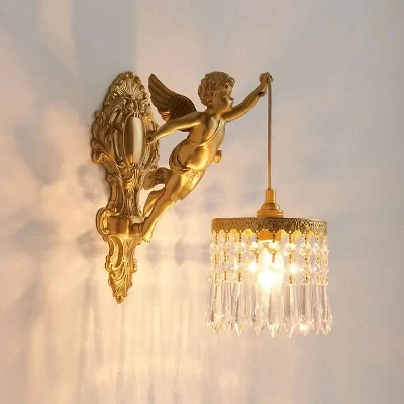 CHERULORIA – Decorative Angel Wall Light for Elegant Home Interiors