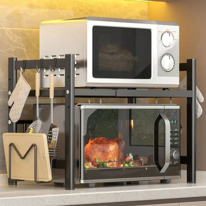 MICROAVORA – Space-Saving Microwave Storage Rack for Modern Kitchens