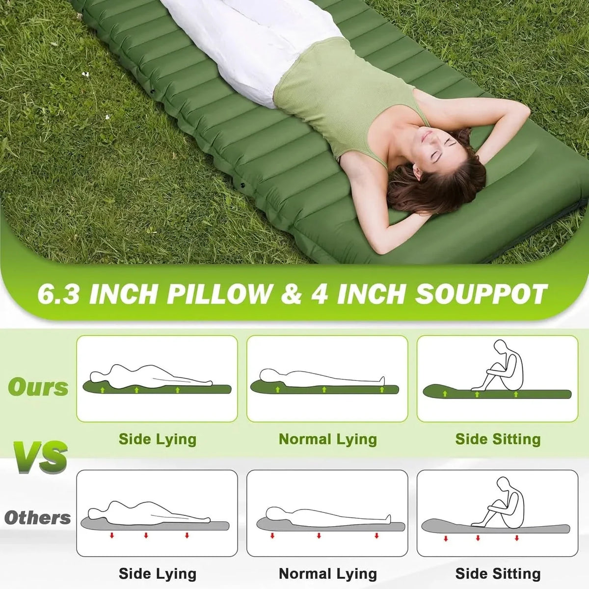 CLOUDTREK – Self-Inflating Camping Sleeping Pad