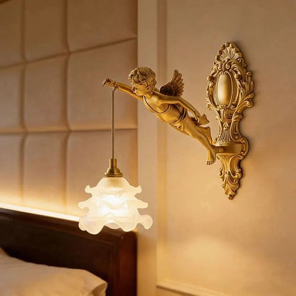 CHERULORIA – Decorative Angel Wall Light for Elegant Home Interiors