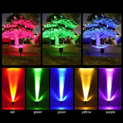 SUNWARD – Adjustable Solar Garden Spotlight for Weather-Resistant Lighting